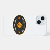 iPhone 15 achterkant hoes Hoesje (Achterkant horizontaal)