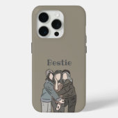 Iphone 15 cadeau pro Coque pour Bestie (Verso)