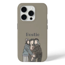 Iphone 15 cadeau pro Coque pour Bestie