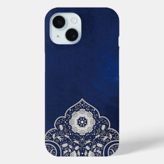 Iphone 15 case Blue elegant Turkish Design