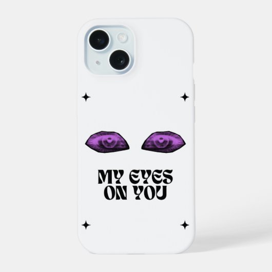  iPhone 15 Case Cool Minimal Aesthetic Phone Cover Hoesje (Achterkant)