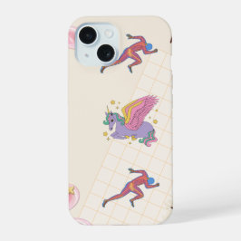  iPhone 15 Case with a unicorn Hoesje
