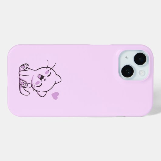 iPhone 15 coque Hello Kitty thème (Verso (horizontal))