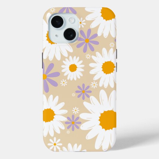 iPhone 15 - Daisy Mobile Hoesje (Achterkant)