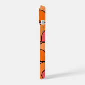 Iphone 15 Design 70' Oranje Hoesje (Linkerkant)