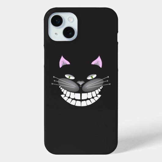 iPhone 15 en Cheshire Cat hoesje (Achterkant)