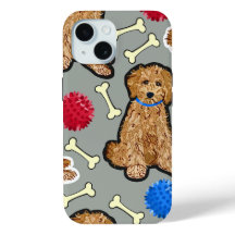 iPhone 15 hoesje Heavy Duty Goldendoodle