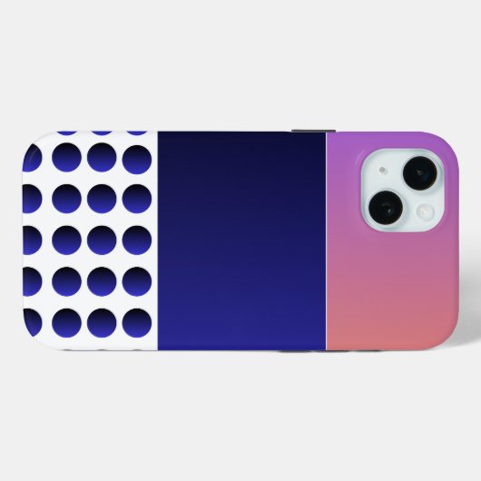 iPhone 15 Mini Coque bleu (Verso (horizontal))