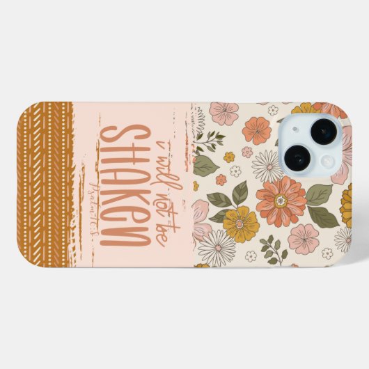 iPhone 15 Mini Coque de cellule chrétien - modifiable (Verso (horizontal))