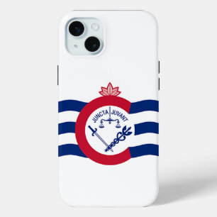 iPhone 15 Plus Case-Mate, Cincinnati-vlag Mini Hoesje