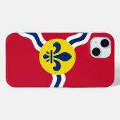 iPhone 15 Plus Case-Mate, St. Louis flag Case-Mate iPhone Case (Achterkant (horizontaal))