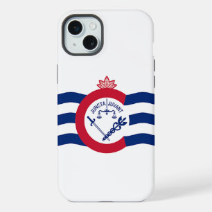 iPhone 15 Plus Coque-Mate, drapeau Cincinnati
