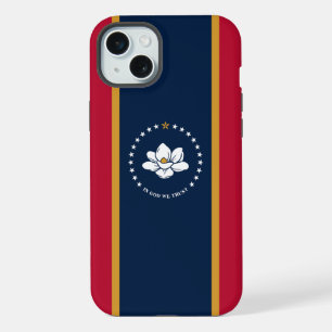 iPhone 15 Plus Coque-Mate, drapeau du Mississippi