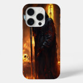 iPhone 15 Pro Coque avec Death Metal Art (Verso)