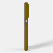 iPhone 15 Pro Coque de monogramme noir minimal moderne (Verso / Droite)