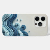iPhone 15 Pro coque des vagues océaniques (Verso (horizontal))