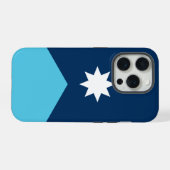 iPhone 15 Pro Coque-Mate, drapeau du Minnesota (Verso Horizontal)