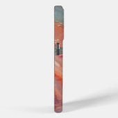 iPhone 15 Pro Coque Rigide Art Abstrait Coucher de Soleil Horizo (Verso / Droite)
