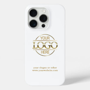iPhone 15 Pro Élégant Coque de logo professionnel personnalisé