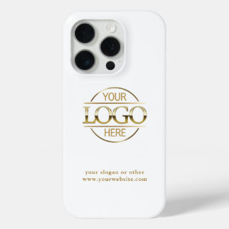 iPhone 15 Pro Élégant Coque de logo professionnel personnalisé