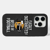 iPhone 15 Pro Facilement distrait par la bière et le Coque de fo (Verso (horizontal))