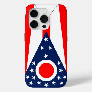 iPhone 15 Pro Hoesje-Mate, Ohio State Flag Case