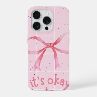 Iphone 15 Pro hoesje Met een Lint Ontwerp