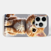 iPhone 15 Pro Hoesje met Schattig Cat Design (Achterkant (horizontaal))