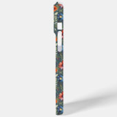 iPhone 15 Pro Max Belle maison Grey Fleur sauvage & Coque de hérisso (Verso / Gauche)