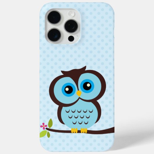iPhone 15 Pro Max Blue Owl Coque pour l'iPhone 5 (Verso)