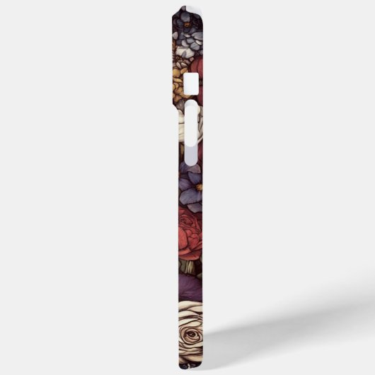 iPhone 15 Pro Max Bouquet floral vibrant coque iphone2 (Verso / Gauche)
