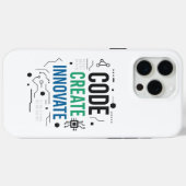 iPhone 15 Pro Max Code Créer un Coque innovant | Couverture techniqu (Verso (horizontal))