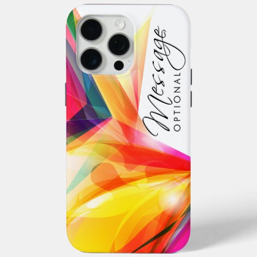 iPhone 15 Pro Max Coque de spectre Art 7 Abstrait (Verso)