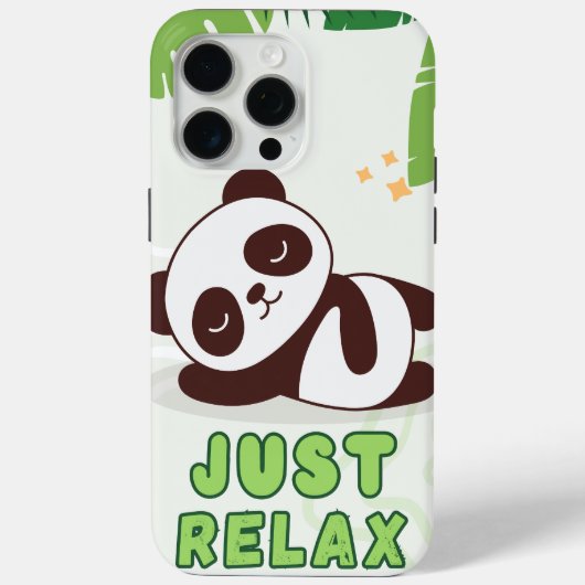 iPhone 15 Pro Max coque de téléphone panda mignon (Verso)