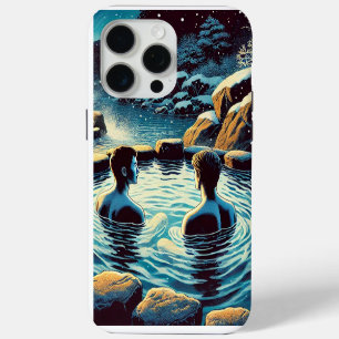 iPhone 15 Pro Max Coque - Jeunes hommes en onsen