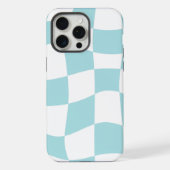 iPhone 15 Pro Max | Coque Turquoise Checkerboard (Verso)