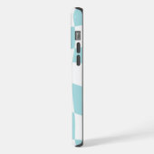 iPhone 15 Pro Max | Coque Turquoise Checkerboard (Côté gauche)
