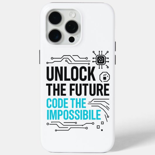 iPhone 15 Pro Max Déverrouiller le futur code Coque impossible (Verso)