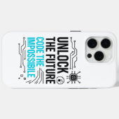 iPhone 15 Pro Max Déverrouiller le futur code Coque impossible (Verso (horizontal))
