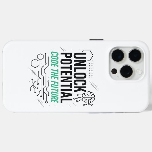 iPhone 15 Pro Max Déverrouiller le futur Coque du code potentiel | T (Verso (horizontal))