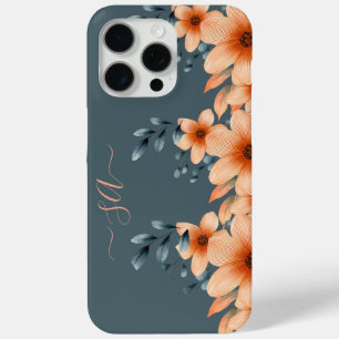 iPhone 15 Pro Max Élégant Floral Téléphone personnalisé / coque ipad