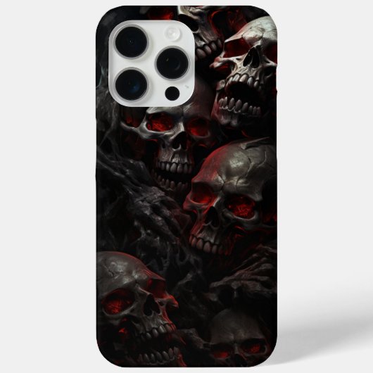 iPhone 15 Pro Max hoesjes - Skull series -4 (Achterkant)