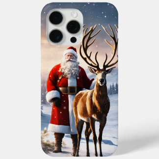 Iphone 15 pro max Kerst thema telefoon geval Hoesje