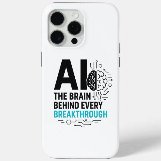 iPhone 15 Pro Max Le cerveau de l'IA derrière les percées Coque | Te (Verso)