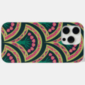 iPhone 15 Pro Max motif vert en forme de coque (Verso (horizontal))