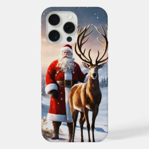Iphone 15 pro max Noël thème téléphone cas