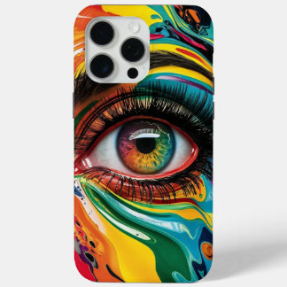 iPhone 15 pro max yeux coques et peinture faciale
