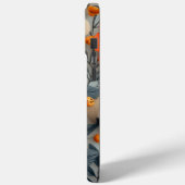 iPhone 15 Promax Coque avec Fleur Vibrant (Verso / Gauche)