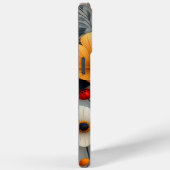 iPhone 15 Promax Coque avec Fleur Vibrant (Verso / Droite)