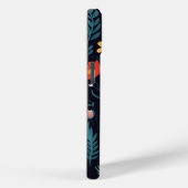 iPhone 15 Telefoon Case w / Floral Art Design (Achterkant / Rechts)